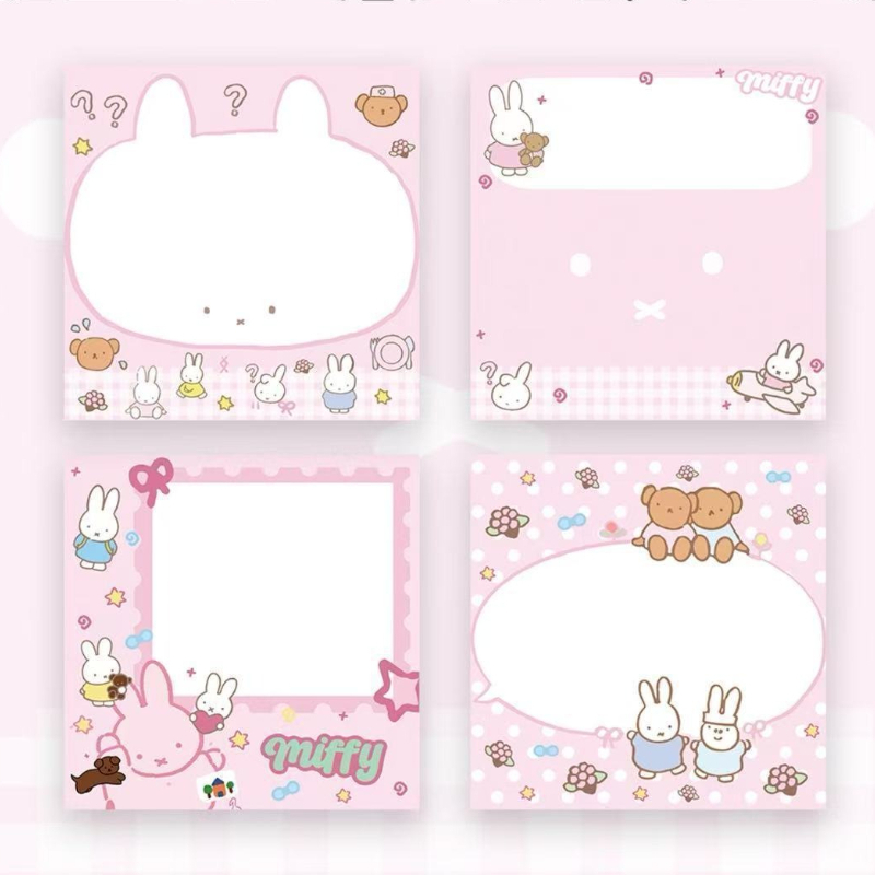 Memo Pad Sticky - Karikatür Kawaii Not Defteri Ekstra Kalın
