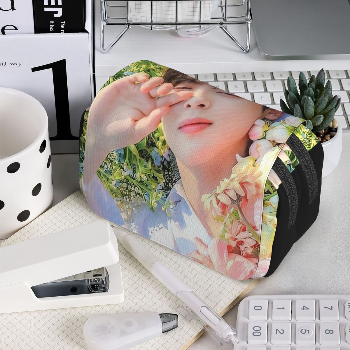 Stationery And Office Supply Chain - Cha EunWoo Kpop Astro Kalem Kutusu
