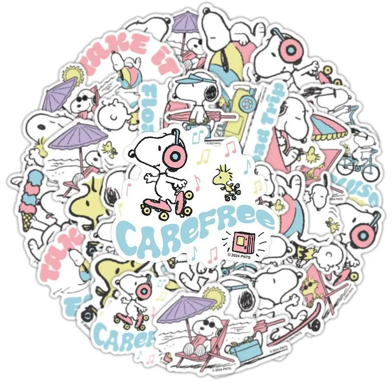 Memo Pad Sticky - Orijinal 50 adet Karikatür Snoopydog Doodle
