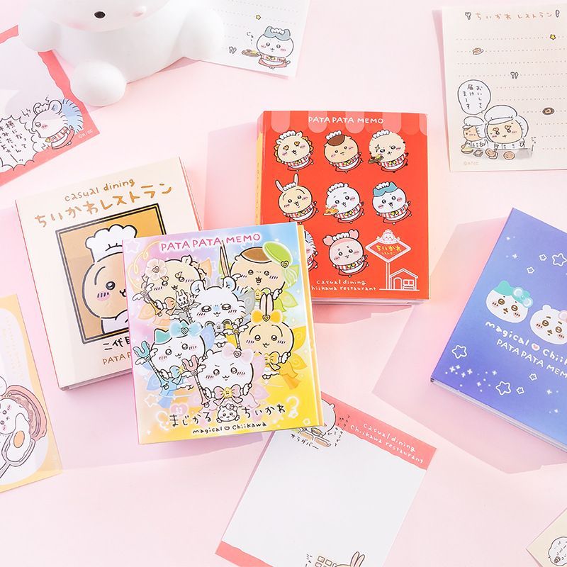 Memo Pad Sticky - Güzel Kawaii Anime Sevimli Chiikawa Dört