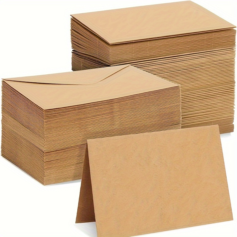 50/100 adet Kraft Kağıt Zarfla - Letter Envelope Kraft incelemesi ve fiyatı