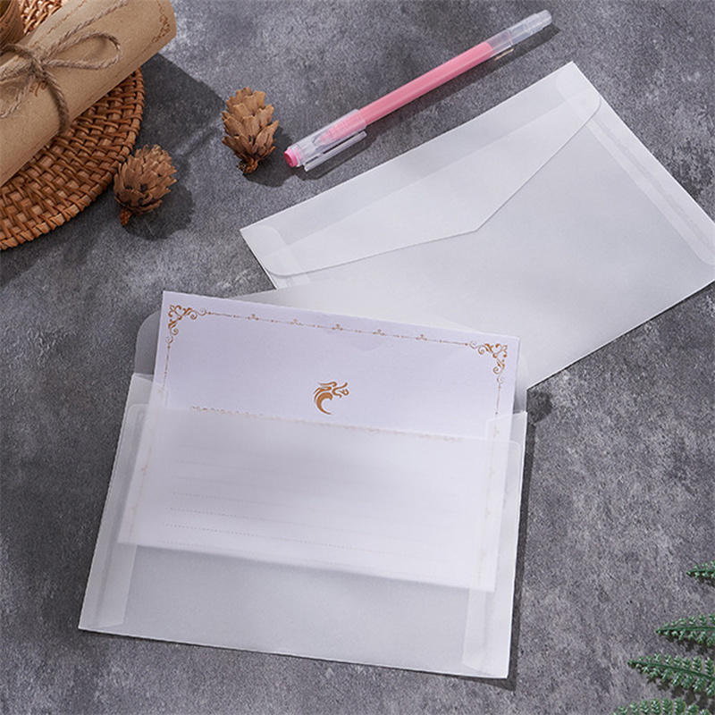 50 adet/grup Boş Saydam Zarf D - Letter Envelope Kraft incelemesi ve fiyatı